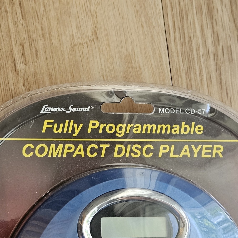 Lenoxx Sound CD-57 Personal Digital Programmable CD Player Portable New Sealed - Picture 3 of 6